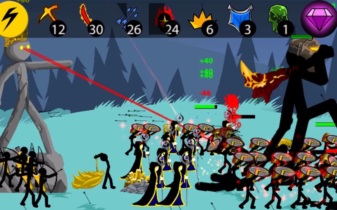 火柴人战争 击杀僵尸数量超过2000