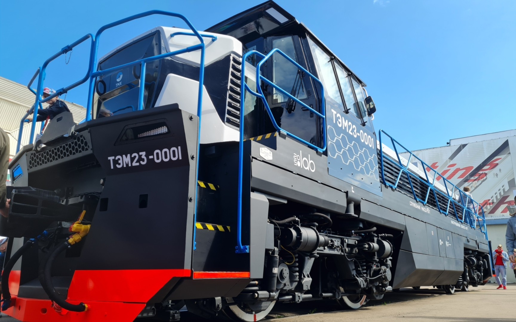 俄罗斯tem23双柴调车机车_哔哩哔哩_bilibili