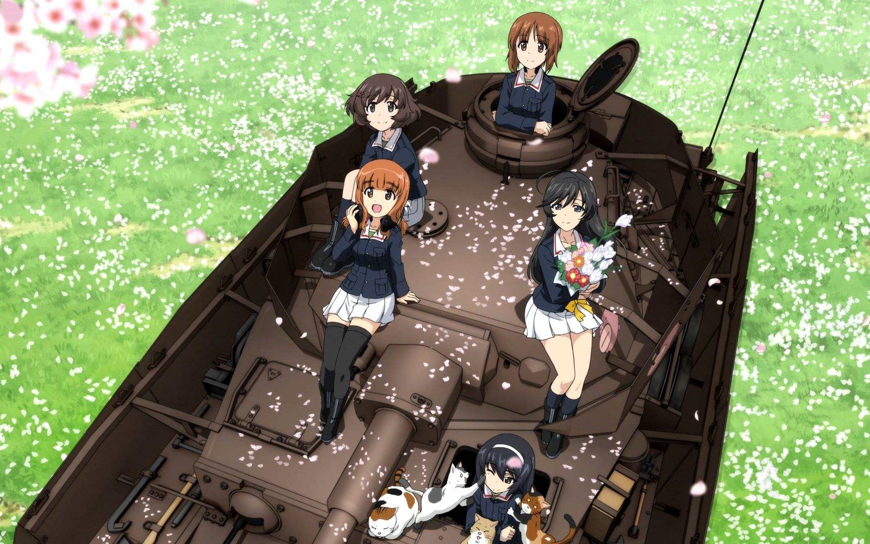 少女与战车各学院的现代战车内有中国学院和坦克对决