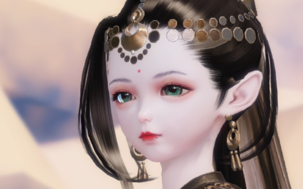 【一梦江湖捏脸】『莎』北方有佳人,为你踏沙而来