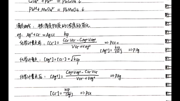 2024考研-分析化学(武汉大学版)之沉淀滴定法笔记