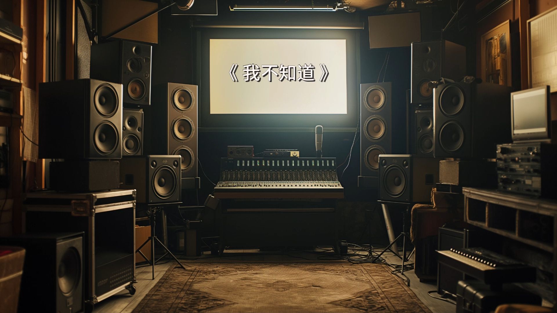 梁博 - 《 我不知道 》梦想声音工作室【Hi-res】