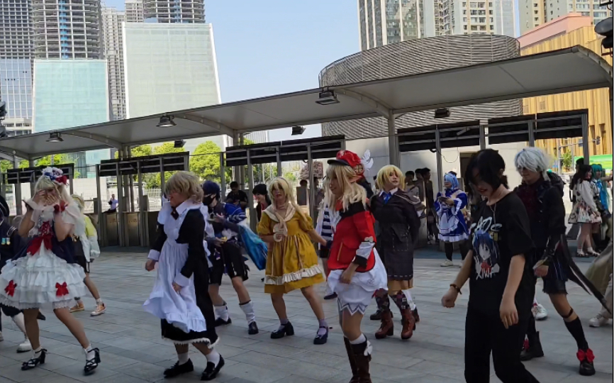 漫展舞蹈《新宝岛》,招商大魔方&富力广场6楼