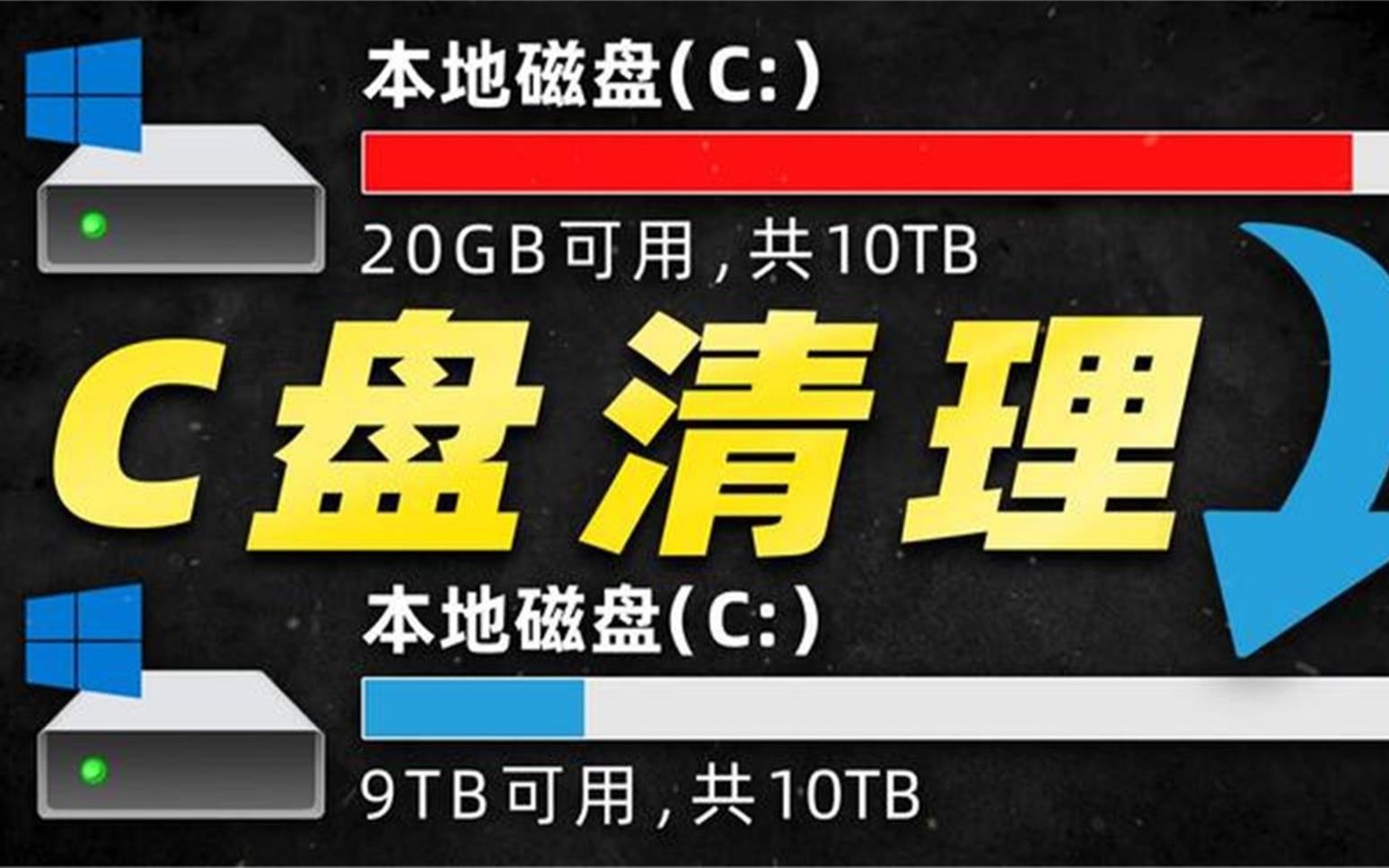 中国人不骗中国人!全网最好用的C盘清理攻略!哔哩哔哩bilibili