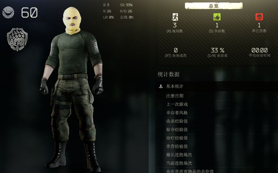 逃离塔科夫离线版使用的部分补充说明以及黄金面罩正常化的修改方法