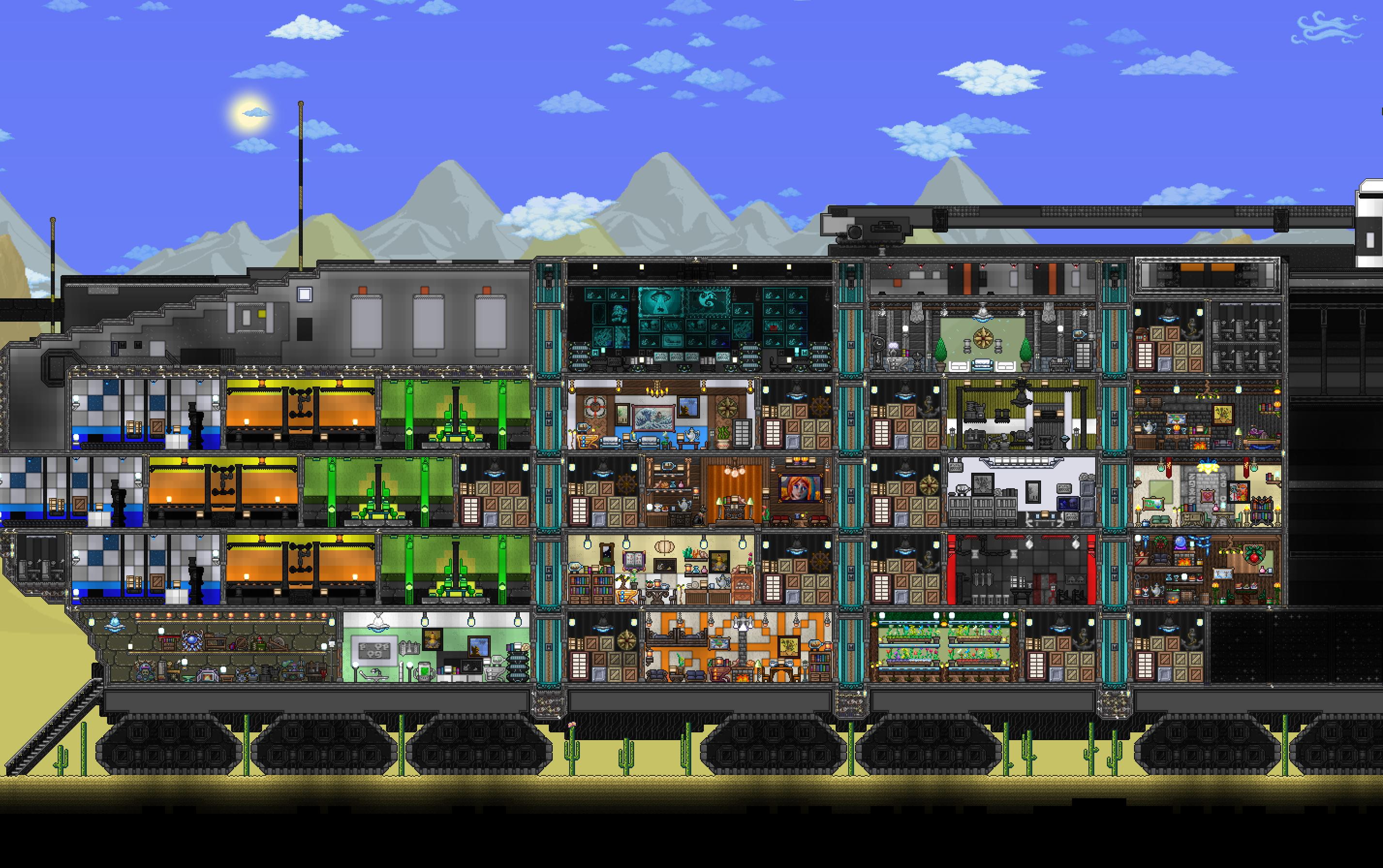 【泰拉瑞亚x明日方舟】在泰拉世界里还原罗德岛战舰