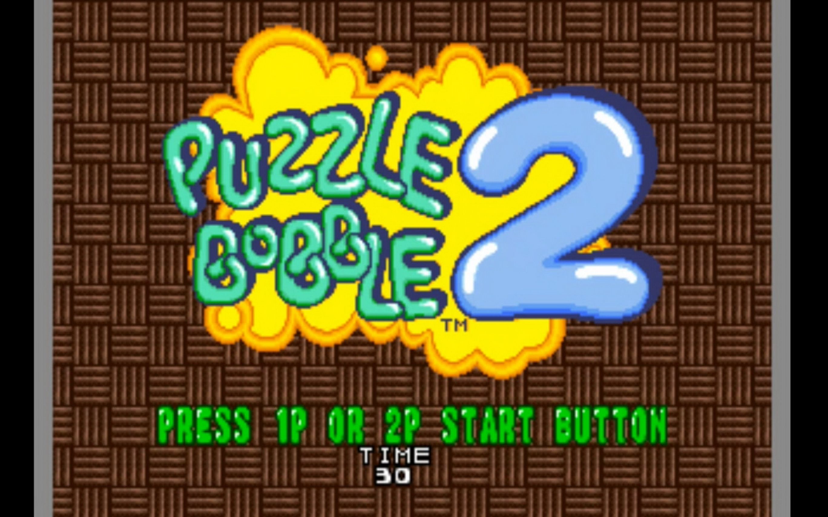 街机游戏:泡泡龙2