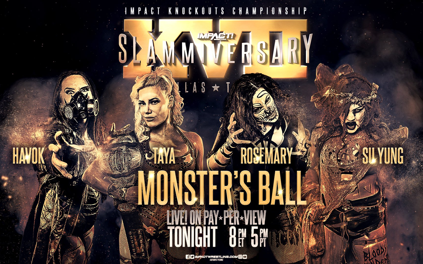 【TNA】2019.07.08 Impact Wrestling Slammiversary XVII 四重死囚之舞女子冠军赛 1080P哔哩哔哩bilibili