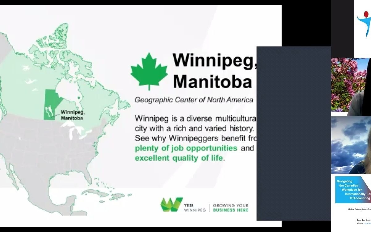 加拿大英语讲座  Opportunities in Winnipeg, Manitoba, Canada哔哩哔哩bilibili