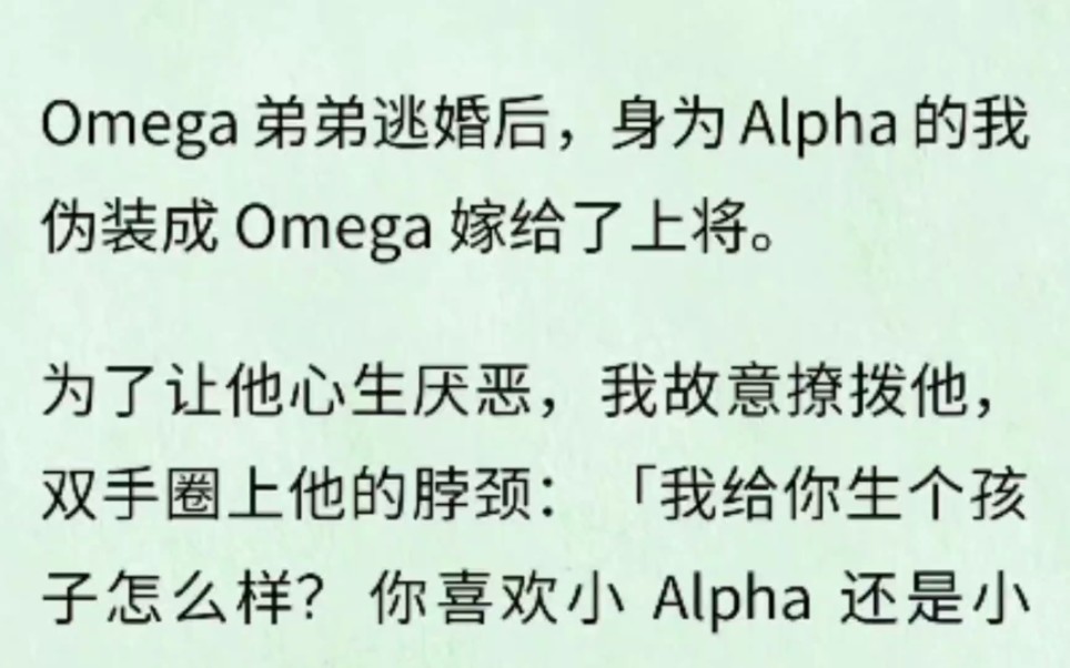【双男主】 omega 弟弟逃婚后,身为 alpha 的我伪装成 omega 嫁给了