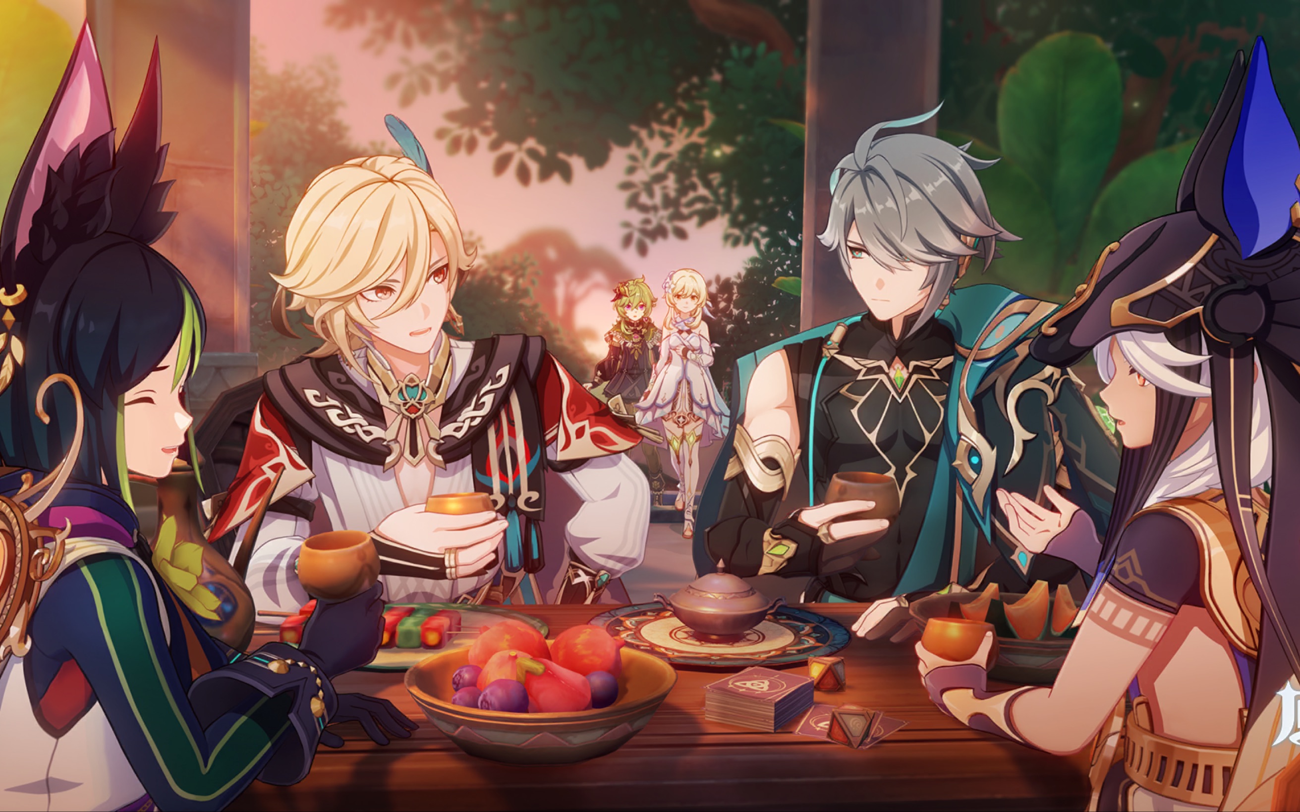 【原神】卡维 传说人物之须弥f4的聚餐