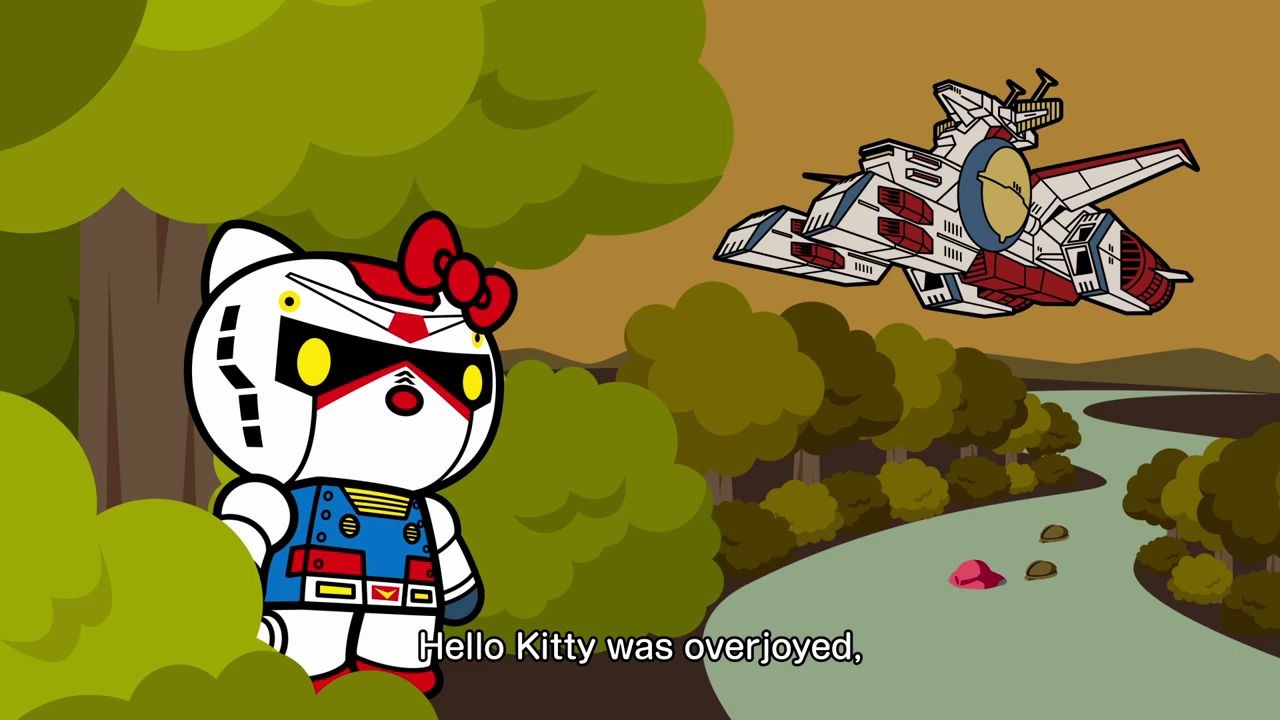 aemedia超合金高达扎古hellokitty宣传短篇动画你掉的