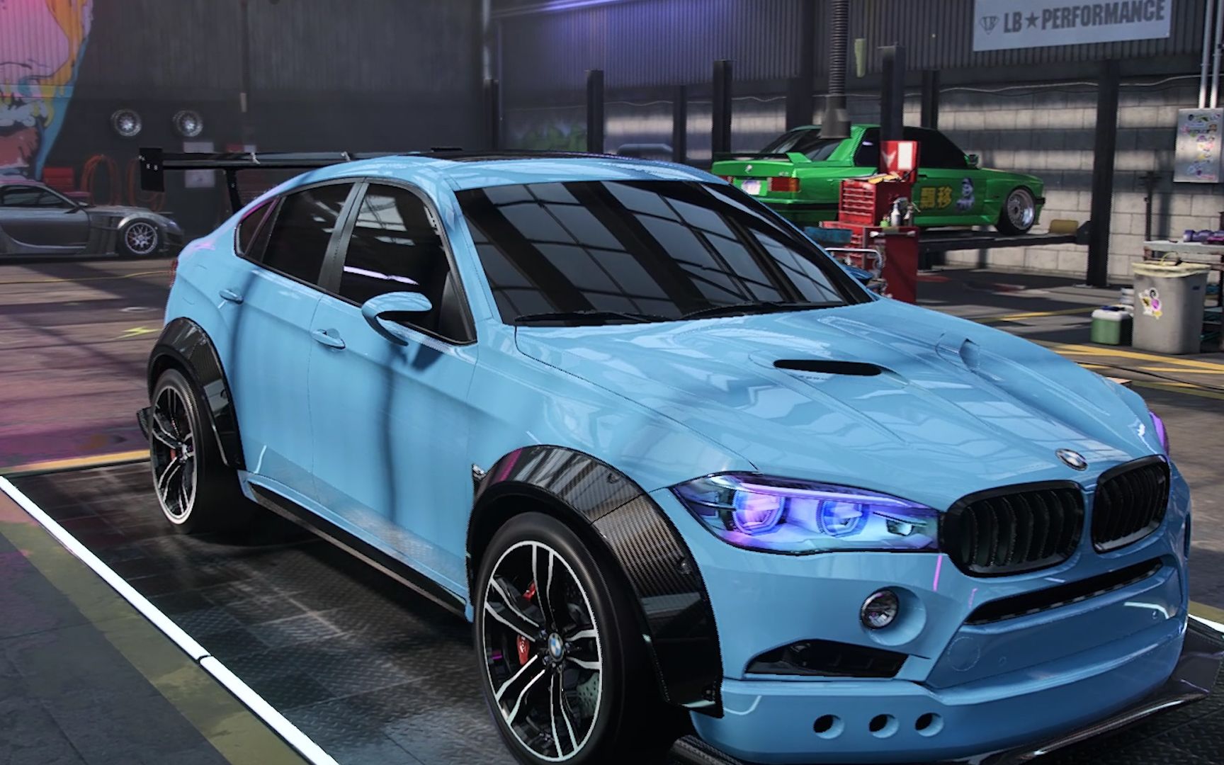 极品飞车21:宝马x6 m运动款,全身运动套件 赛道越野无所不能!