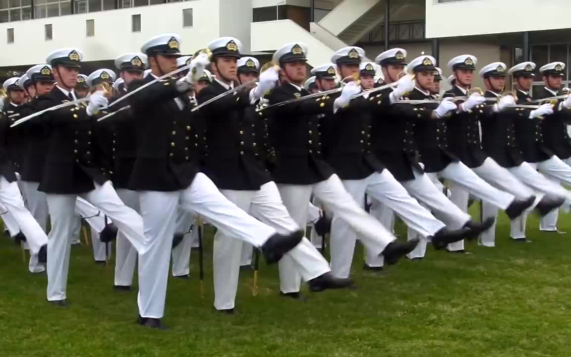 普鲁士检阅进行曲-智利海军军乐队演奏