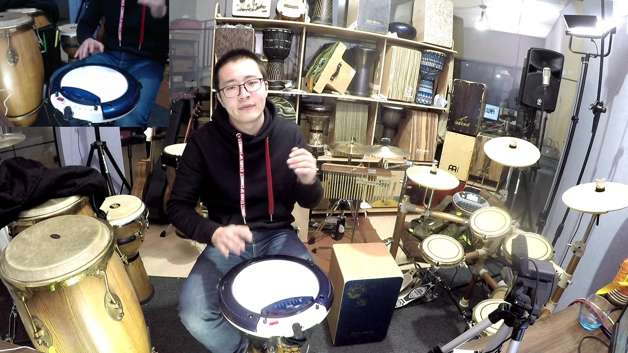 凯文先生《恭喜发财》非洲鼓箱鼓卡宏鼓丽江手鼓演奏