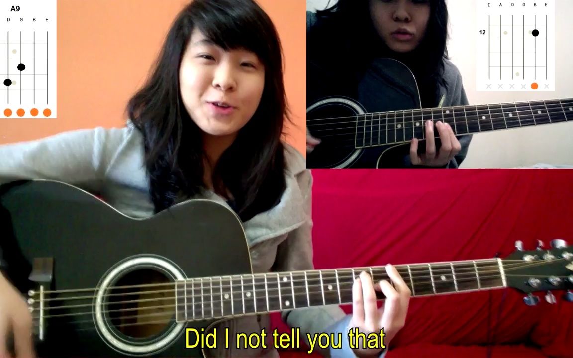 [图][TUTORIAL] Avril Lavigne - Don't Tell Me (acoustic cover KYN) Lyrics Chords