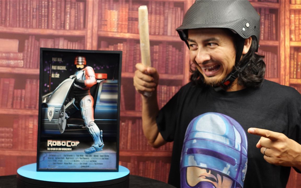 [图]原创-带你看看经典的机械战警 3D 海报 Robocop 3D poster 中英文解说