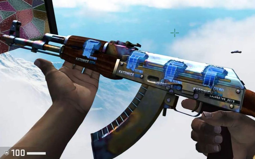 csgo9 1炼金追梦蓝顶淬火ak?