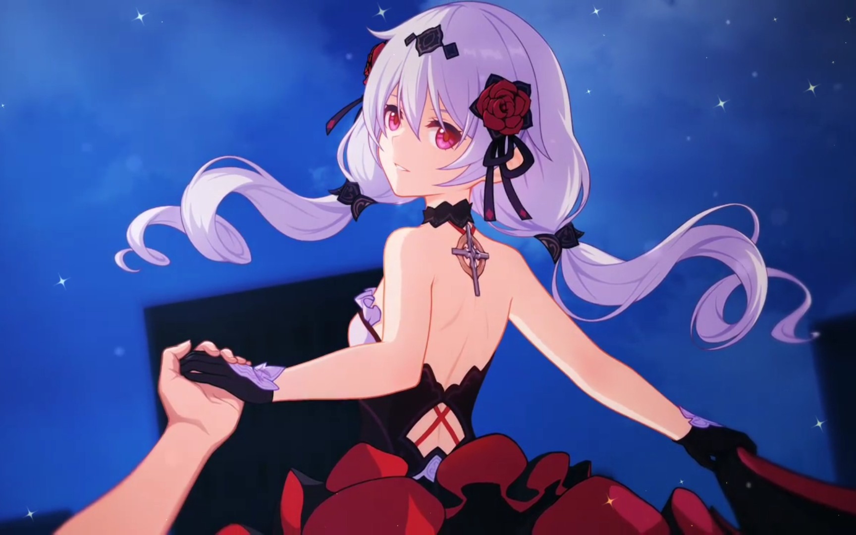 【哎呦我擦累】《崩坏3》夏日活动月下初拥主线剧情cg——夜空的另