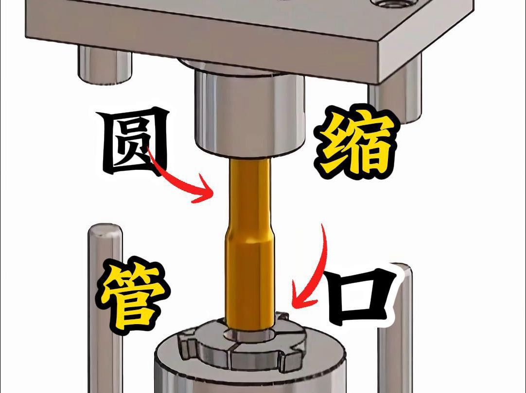 圆管切断模具的结构图片