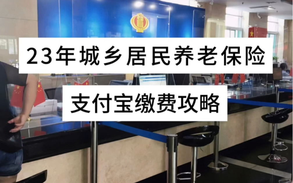 23年城乡居民养老保险支付宝缴费攻略来了哔哩哔哩bilibili
