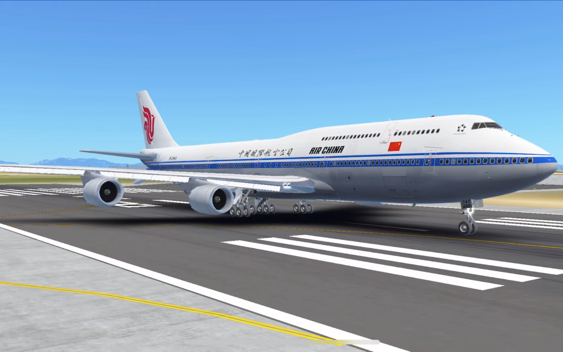 国航大白鹅起飞