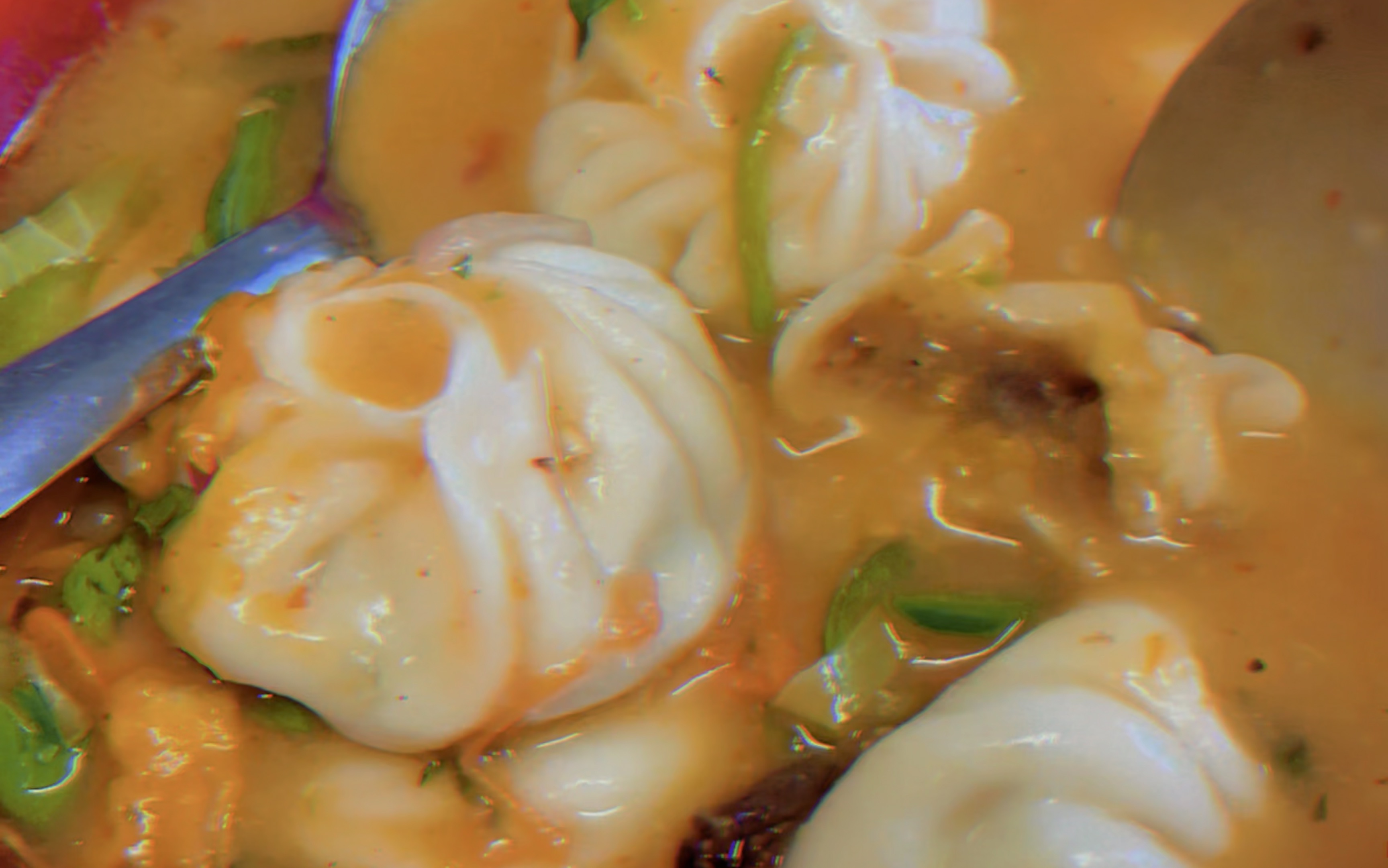 尼泊尔加德满都街边小吃 水牛包子