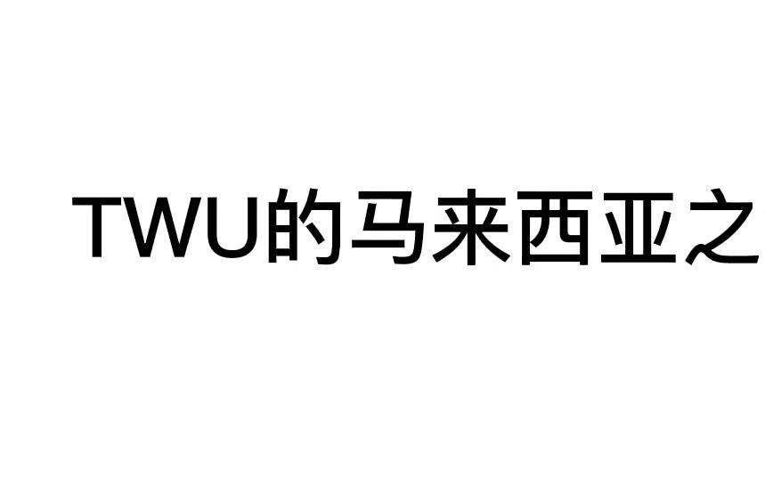 万千星辉叱咤马来西亚沿路有你生命真好一级棒TWU旅游日记马来西亚篇哔哩哔哩bilibili