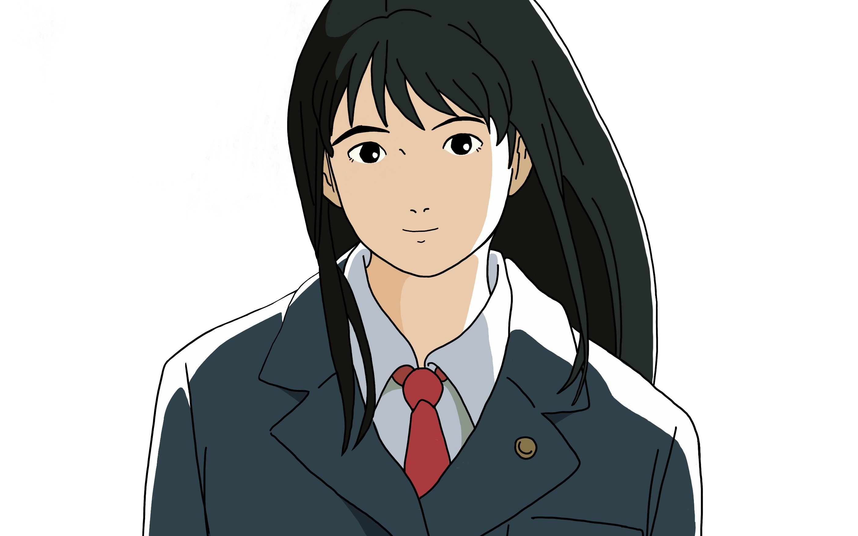 procreate绘画ipad平板画画临摹听见涛声武藤里伽子