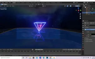 下载视频: Blender 立体建模学习中文教程基础：抽象倒三角