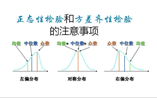 “正态性检验”和“方差齐性检验”的注意事项——生物统计经验分享(中)哔哩哔哩bilibili