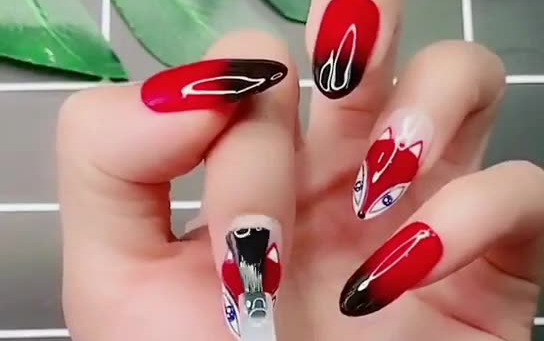 小狐狸美甲,太美了姐妹们