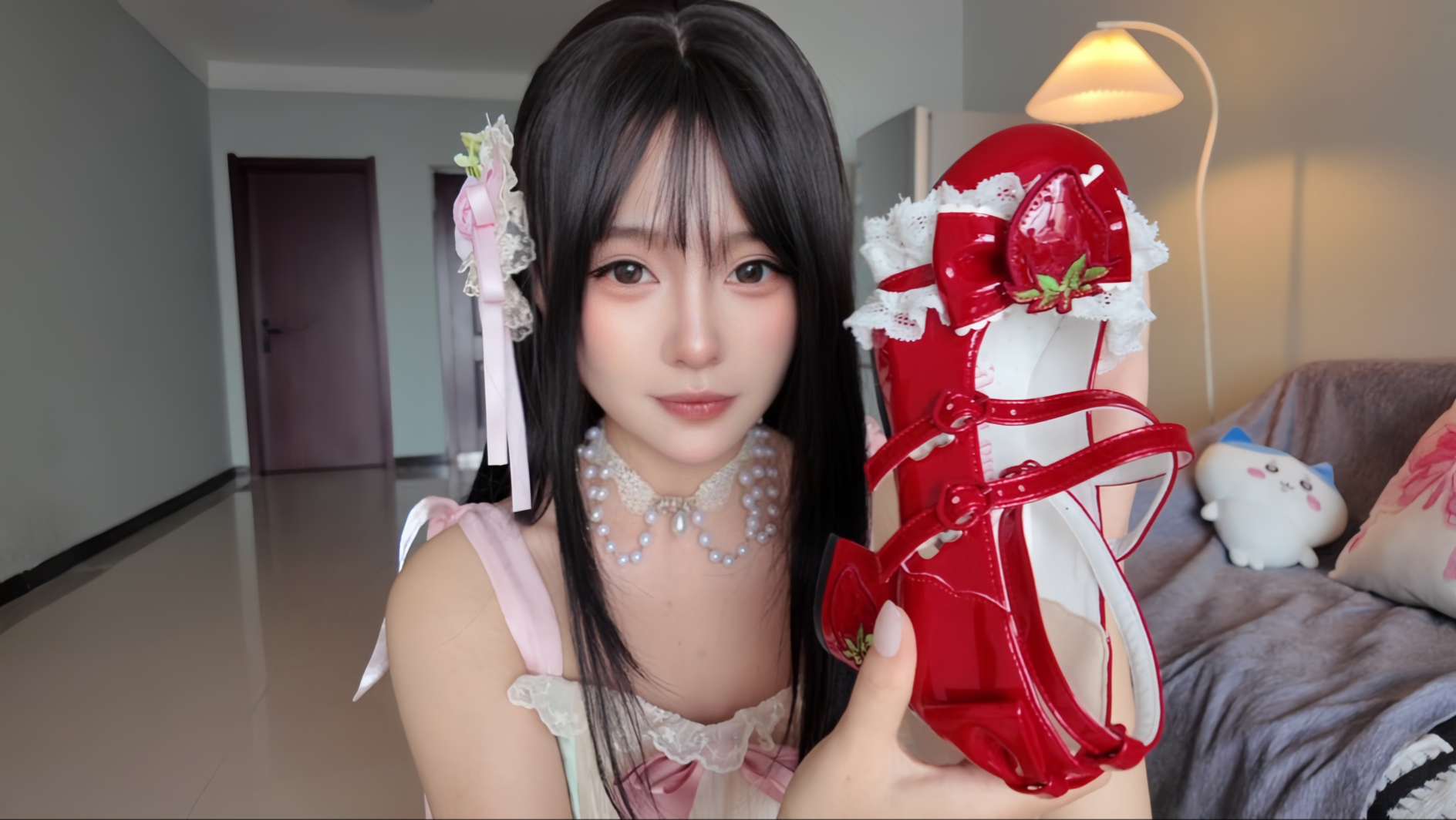 ASMR｜沉浸式介绍试穿多双lo鞋｜走路音