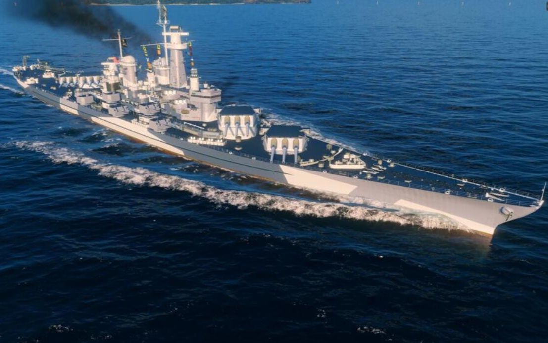 【战舰世界】你2021才有这船?十级美战蒙大拿试玩