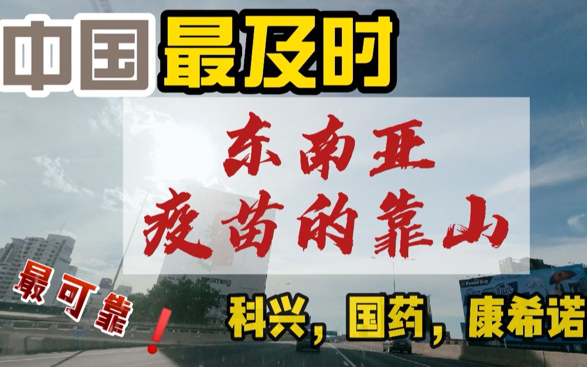 [图]中国成东南亚诸国抗疫战线最大靠山，为各国提供疫苗情况大盘点