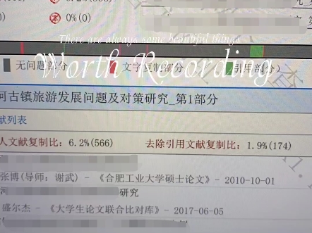 哭了,论文降重3%终于合格.哔哩哔哩bilibili