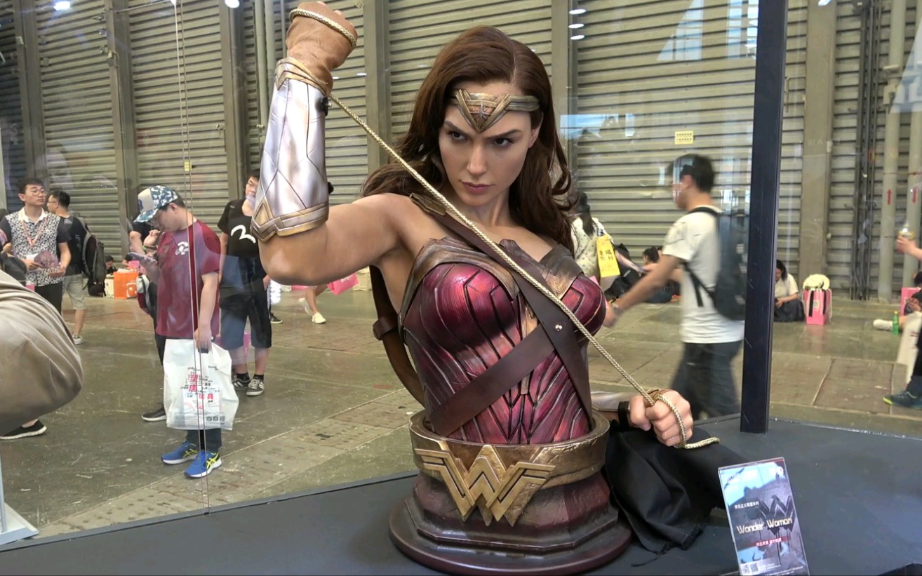 超级英雄 神奇女侠 1/1 真人尺寸 盖尔·加朵 半身像 雕像模型 真实