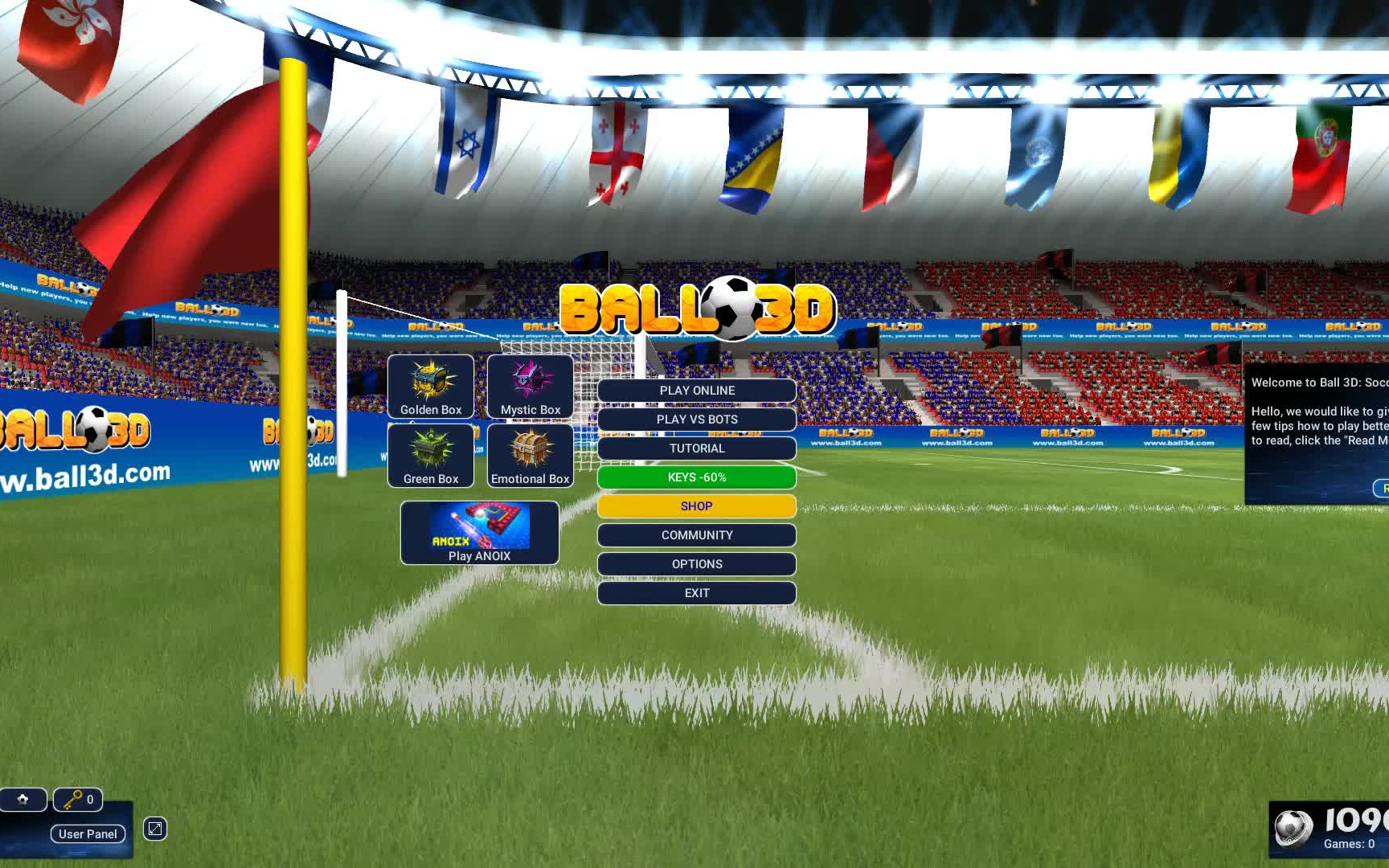 Ball 3D Soccer Online#试玩视频#一款第一人称视角踢足球的游戏#实况足球#FIFA#球迷必备哔哩哔哩bilibili