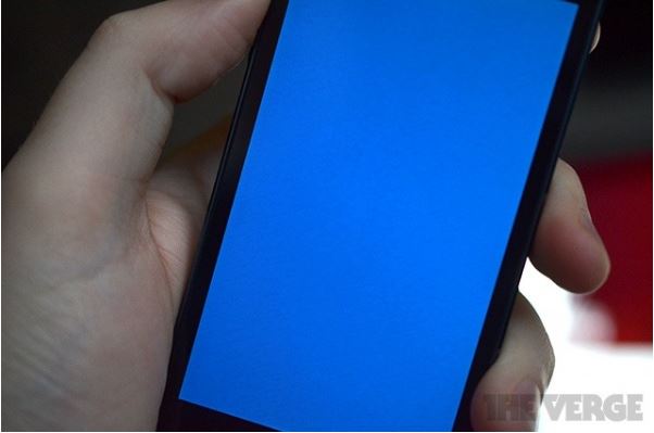 iphone5s蓝屏死机加重启