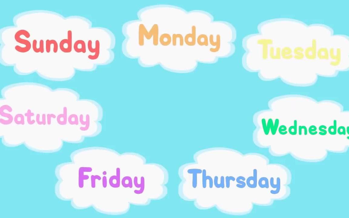 [图]关于星期的儿歌---Days of the Week Song