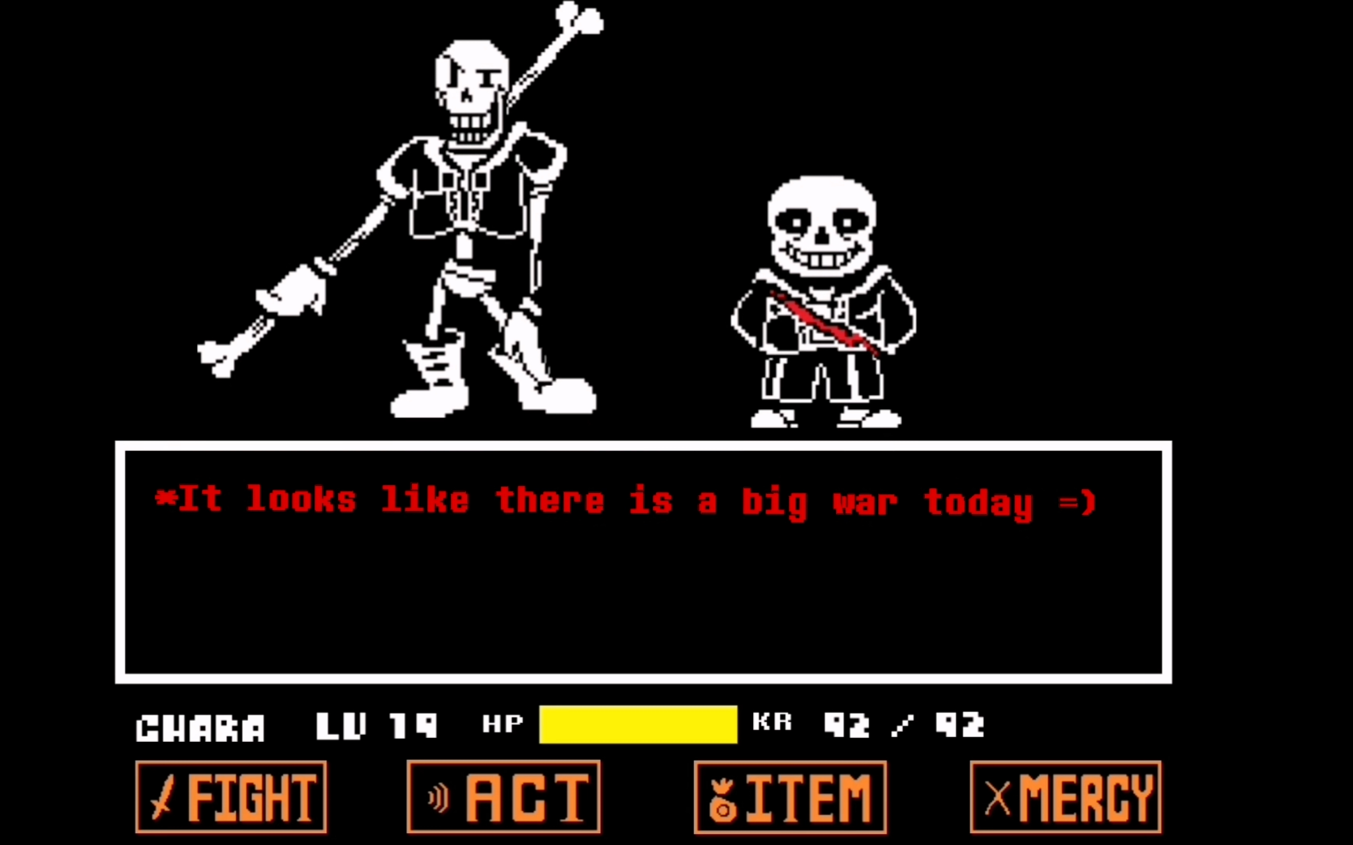 【am 2d 动画】(低创渣作)sans与papyrus的双重审判!