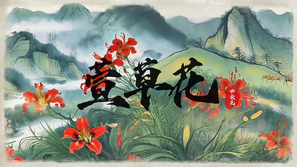 《萱草花》:堂前忘忧草,中华母亲花