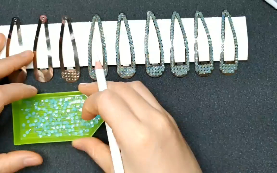 发夹点钻手工活加工,计件手工费_哔哩哔哩 (゜-゜)つロ 干杯~-bili