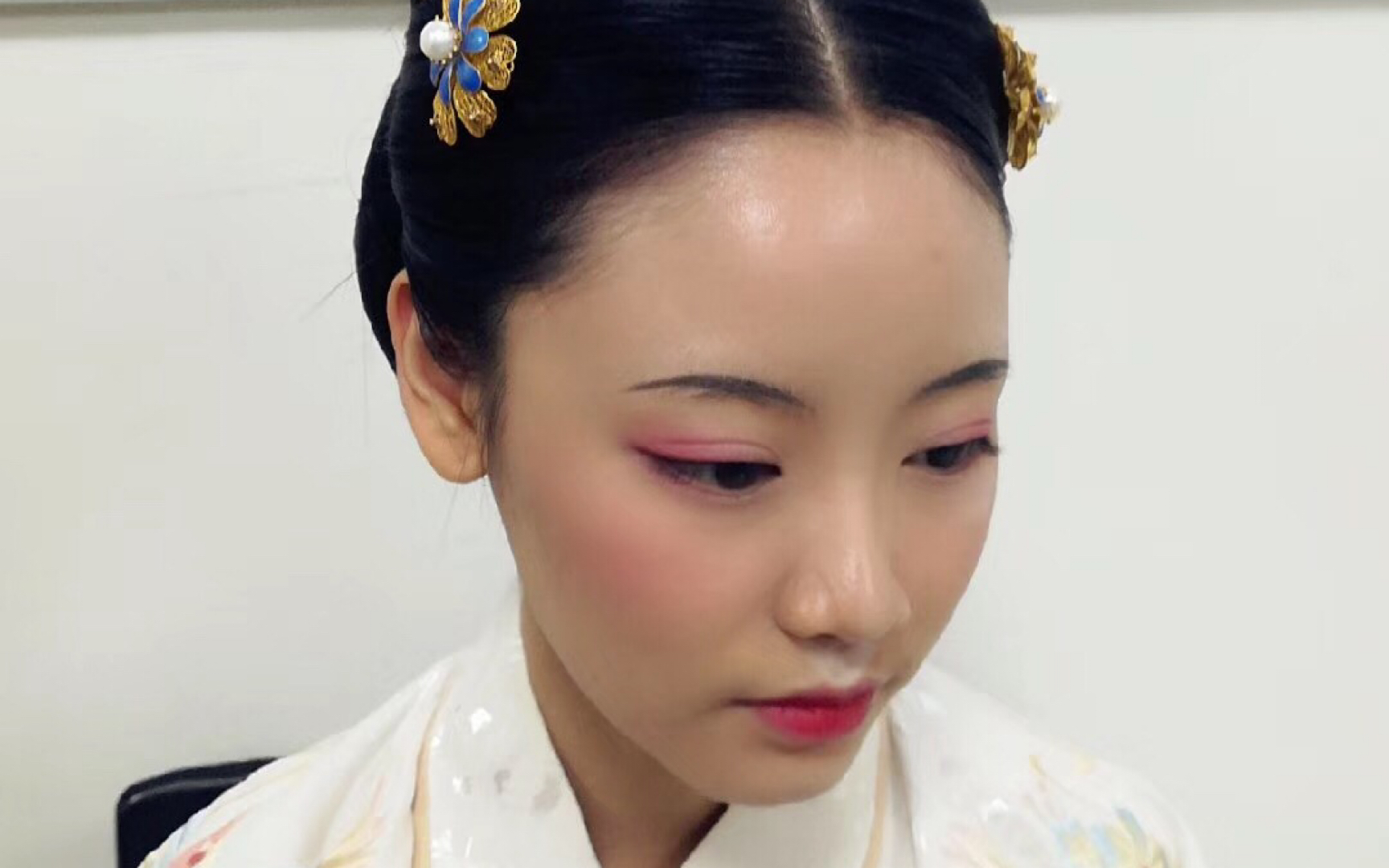 汉服妆容 古风桃花妆