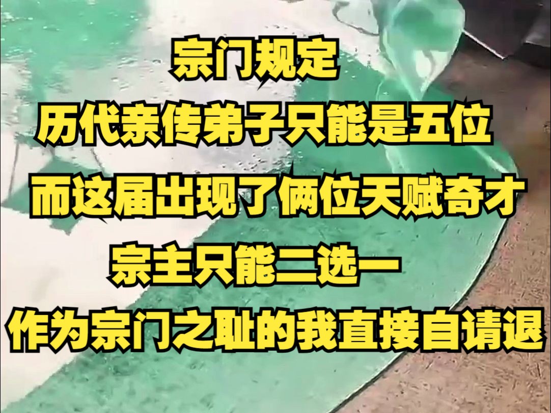 宗门规定,历代亲传弟子只能是五位,而这届出现了俩位天赋奇才,宗主只能二选一,作为宗门之耻的我直接自请退出宗门哔哩哔哩bilibili