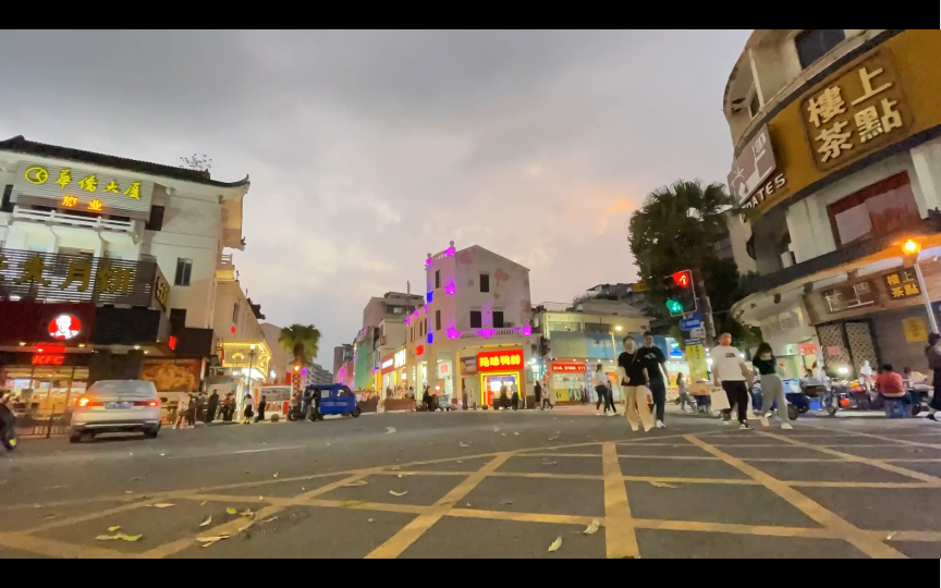 活动作品疫情下周末的江门新会仁寿步行街