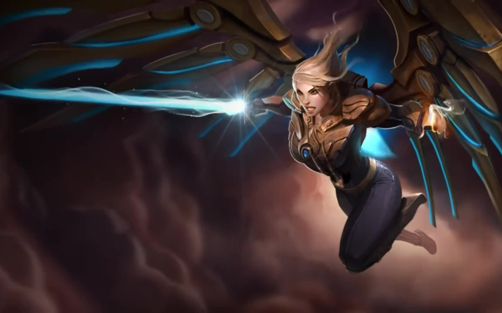 英雄联盟登录界面动画 钢铁之翼—凯尔