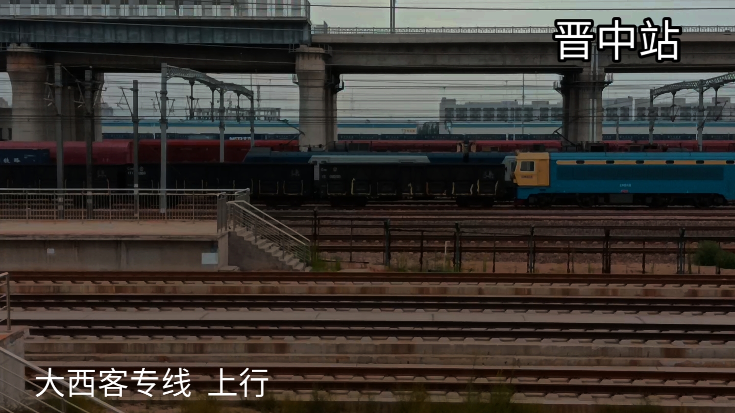 (太原铁路) crh2g型动车组晋中站通过