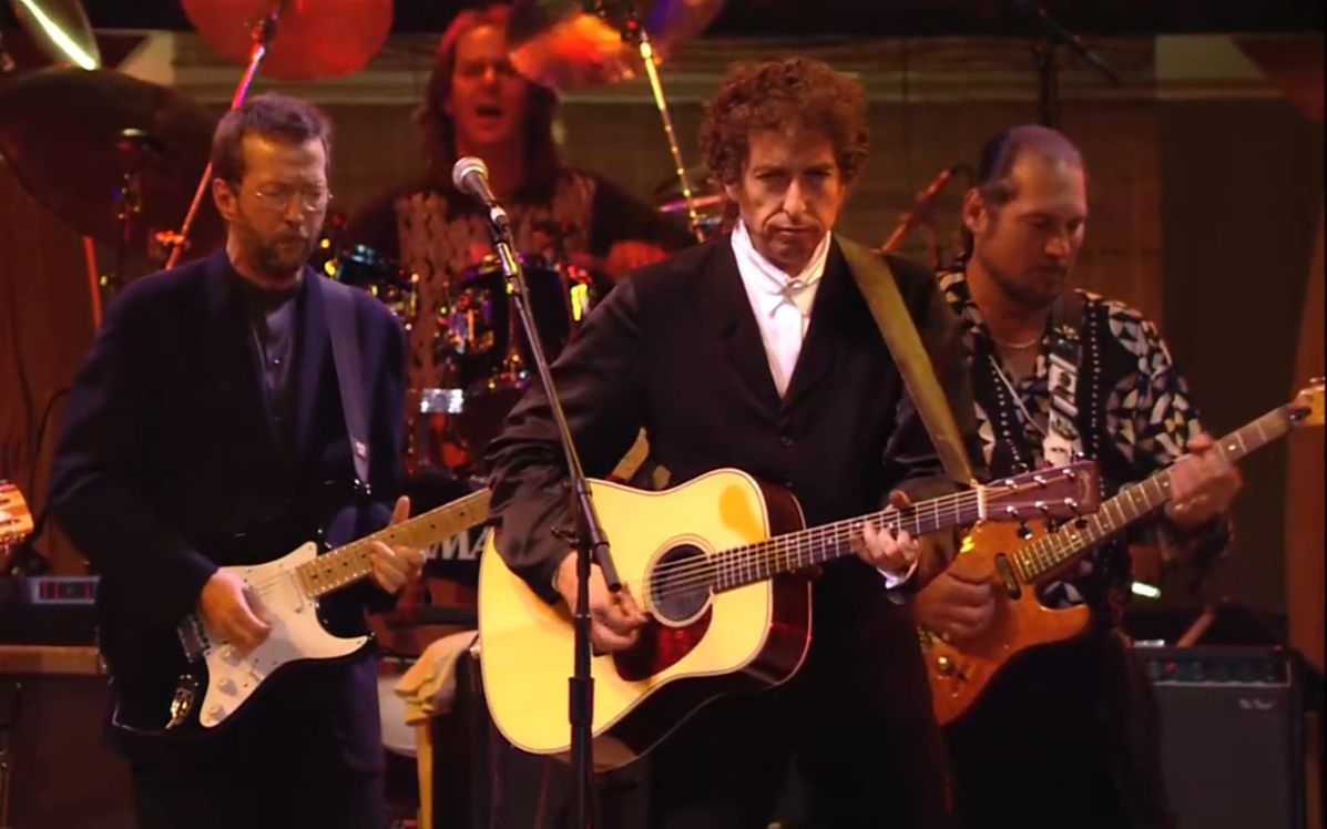 dylan】经典演出现场 《my back pages 》| 鲍勃迪伦30周年纪念演唱会