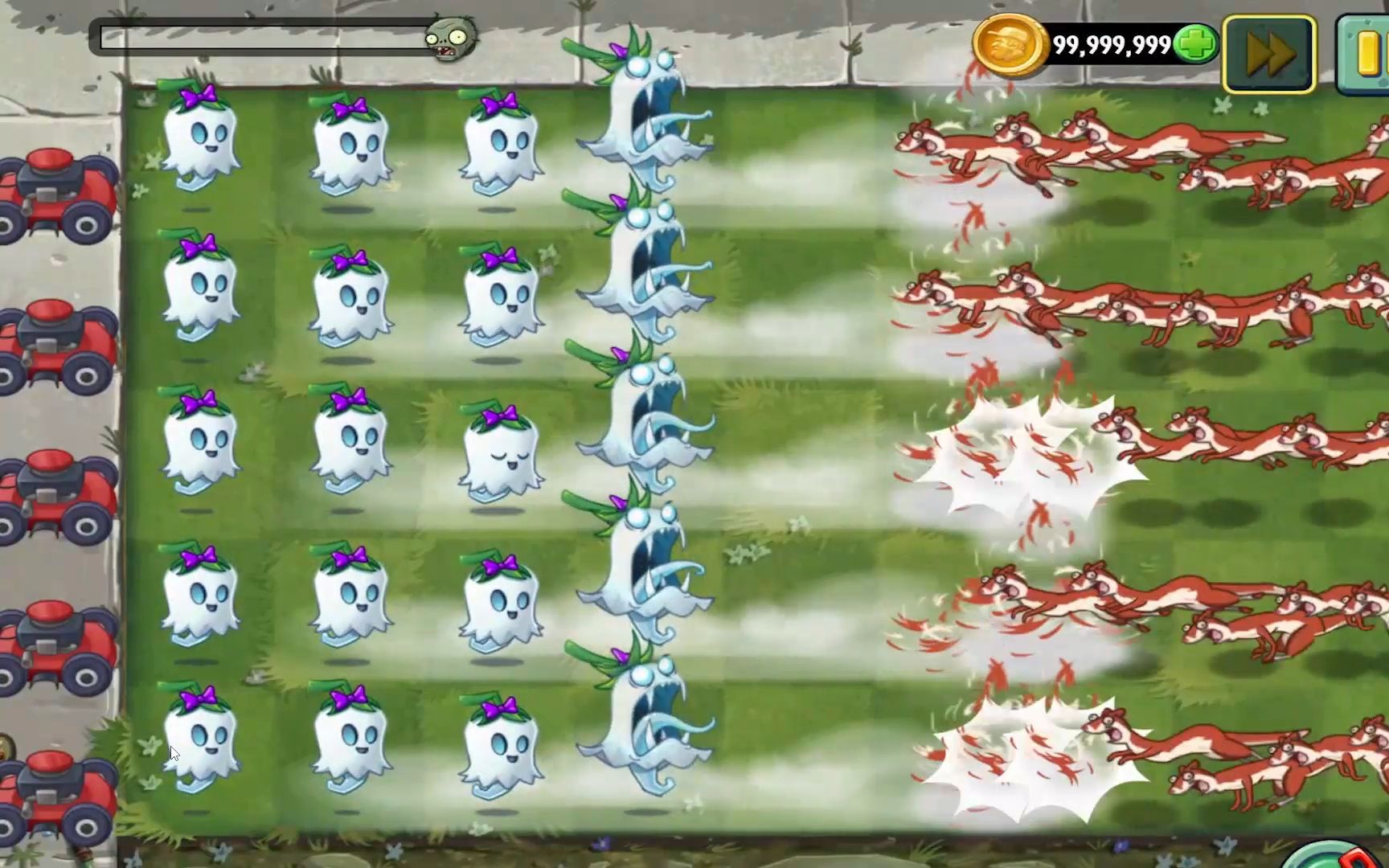 活动  pvz2:20个满级植物vs1000只冰鼬?八